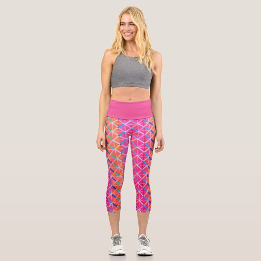 カラフル形 カプリレギンス (正面)