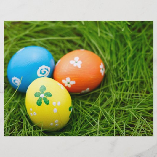 カラフル復活祭の卵 チラシ (正面)