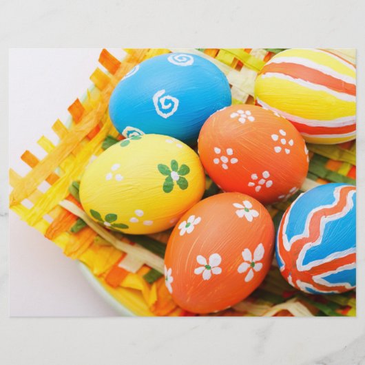 カラフル復活祭の卵 チラシ (正面)