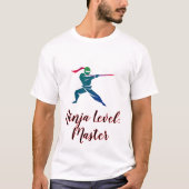 カラフル忍者戦士シルエット Tシャツ (正面)