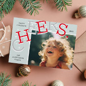 カラフル応援!シンプルクリスマス シーズンカード