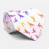 カラフル恐竜のネックタイ ネクタイ (ロール)