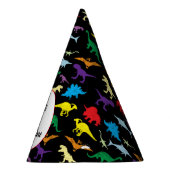 カラフル恐竜ワイルドワン子供の誕生日 パーティーハット (右)