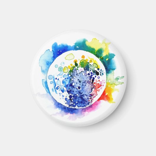 カラフル惑星 マグネット (正面)