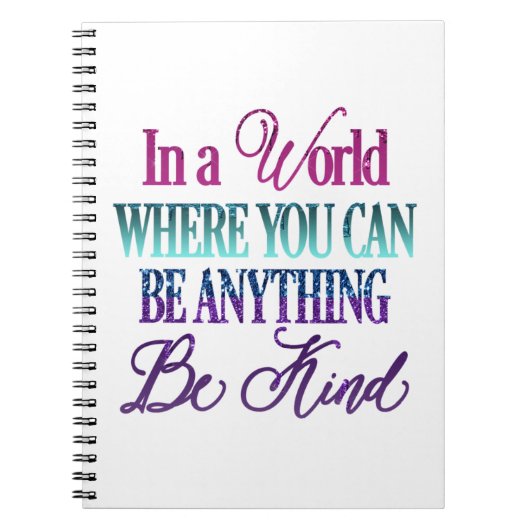 カラフル感動的グリッター ノートブック (正面)