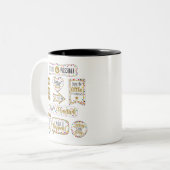 カラフル感動的引用文 ツートーンマグカップ (正面左)