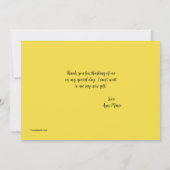 カラフル感謝していサンキューカード サンキューカード (裏面)