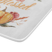 カラフル感謝と賛美はかぼちゃの贈り物 カッティングボード (角)