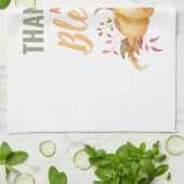 カラフル感謝と賛美はかぼちゃの贈り物 キッチンタオル (折り畳み)