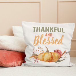 カラフル感謝と賛美はかぼちゃの贈り物 クッション