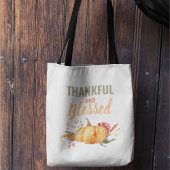 カラフル感謝と賛美はかぼちゃの贈り物 トートバッグ