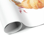 カラフル感謝と賛美はかぼちゃの贈り物 ラッピングペーパー (ロールコーナー)