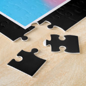 カラフル懸命難しいカラフル ジグソーパズル (側面)