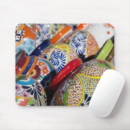カラフル手伝統的色彩の鮮やか焼き マウスパッド (マウス)