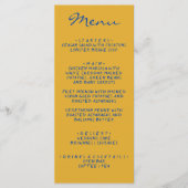 カラフル手書イタリアンパイ結婚プ メニュー (正面)