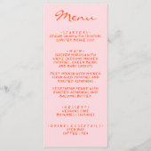 カラフル手書ピリペス メニュー (正面)