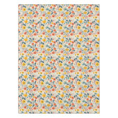 カラフル手絵を描フローラ テーブルクロス (正面)