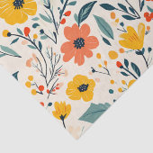 カラフル手絵を描フローラ 薄葉紙 (詳細)