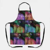 カラフル押し潰しキルト エプロン (正面)