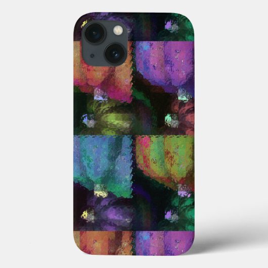 カラフル押し潰しキルト Case-Mate iPhoneケース (裏面)