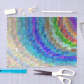 カラフル抽象デザイン切り離し背景 薄葉紙 (クラフト)