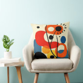 カラフル抽象デザイン クッション (椅子)