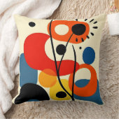 カラフル抽象デザイン クッション (ブランケット)