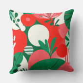 カラフル抽象デザイン クッション (裏面)