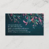 カラフル抽象美術 名刺 (裏面)