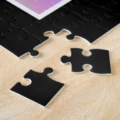 カラフル抽象芸術おもしろい懸命が困難カラフル ジグソーパズル (側面)