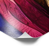 カラフル抽象芸術かわいらしガールアート フォトプリント            (角)