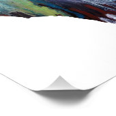 カラフル抽象芸術こうもりシルエット フォトプリント            (角)