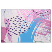 カラフル抽象芸術のブラシストローク ファブリック (ファットクウォーター)