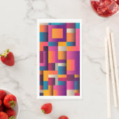 カラフル抽象芸術の正方形と形状 (インサイチュ)