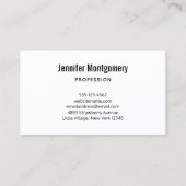 カラフル抽象芸術の正方形と形状 名刺 (裏面)