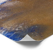 カラフル抽象芸術の編ミニマル集可能なテキストの追加 ポスター (角)