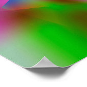 カラフル抽象芸術の編ミニマル集可能なテキストの追加 ポスター (角)