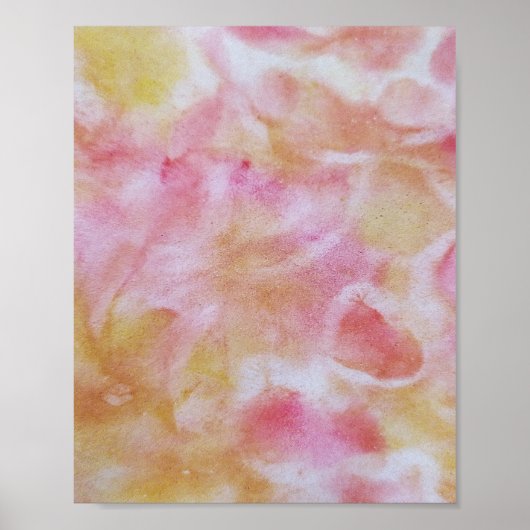 カラフル抽象芸術の編ミニマル集可能なテキストの追加 ポスター (正面)