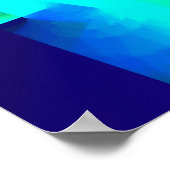 カラフル抽象芸術の編ミニマル集可能なテキストの追加 ポスター (角)