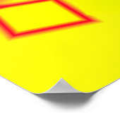 カラフル抽象芸術の編ミニマル集可能なテキストの追加 ポスター (角)