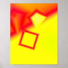 カラフル抽象芸術の編ミニマル集可能なテキストの追加 ポスター