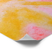 カラフル抽象芸術の編ミニマル集可能なテキストの追加 ポスター (角)