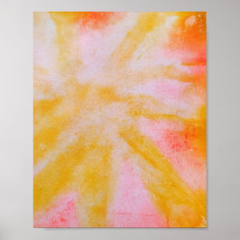 カラフル抽象芸術の編ミニマル集可能なテキストの追加 ポスター