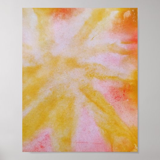 カラフル抽象芸術の編ミニマル集可能なテキストの追加 ポスター (正面)