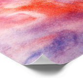 カラフル抽象芸術の編ミニマル集可能なテキストの追加 ポスター (角)