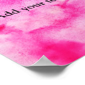 カラフル抽象芸術の編ミニマル集可能なテキストの追加 ポスター (角)