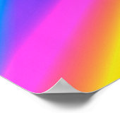 カラフル抽象芸術の編ミニマル集可能なテキストの追加 ポスター (角)