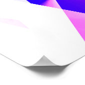 カラフル抽象芸術の編ミニマル集可能なテキストの追加 ポスター (角)