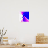 カラフル抽象芸術の編ミニマル集可能なテキストの追加 ポスター (キッチン)