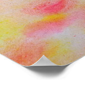 カラフル抽象芸術の編ミニマル集可能なテキストの追加 ポスター (角)